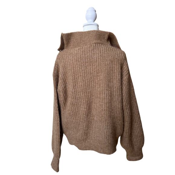 Mable Cozy 100% Wool Sweater - Medium - Neutral Brown - Picture 4 of 7